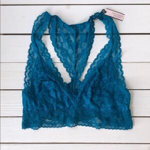 NWT VS Bralette Teal size M